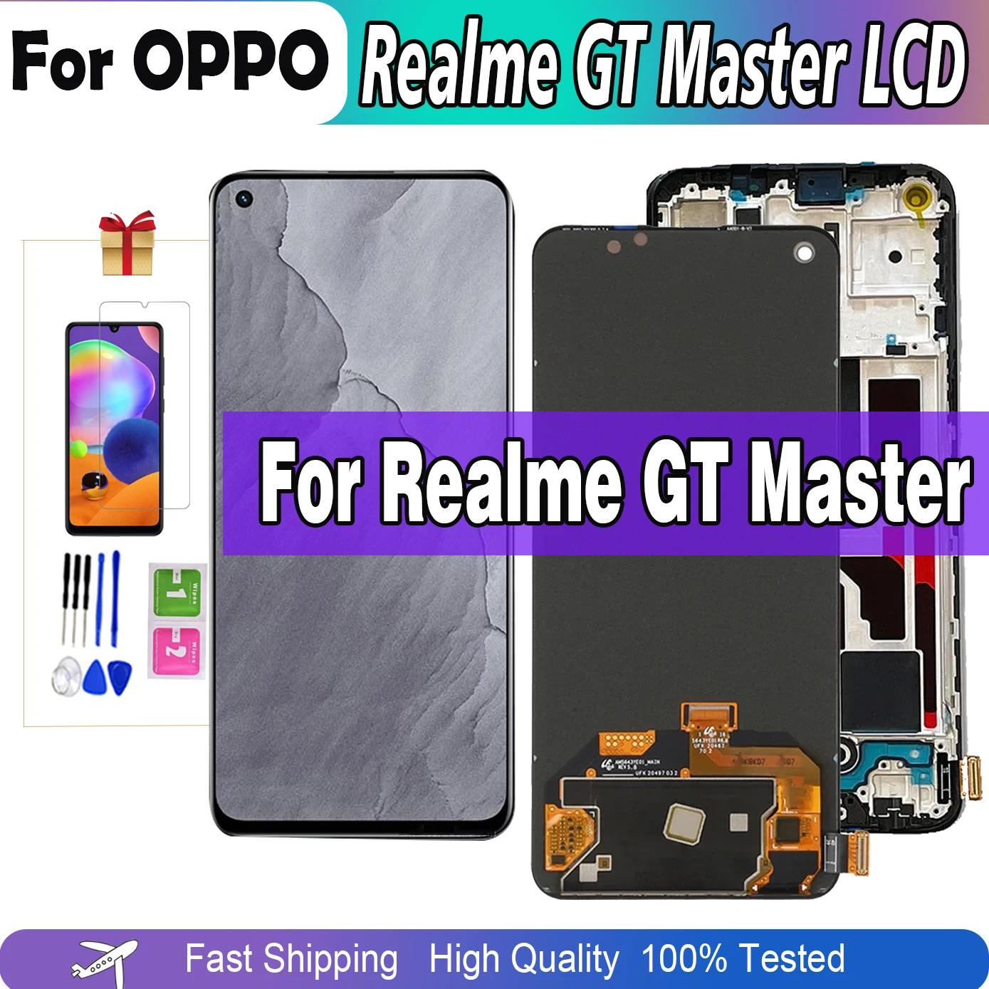 100% ׽Ʈ   AMOLED LCD, Realme GT Master RMX3363 RMX3360 Ÿ  ÷  ǰ ÷ ġ ũ